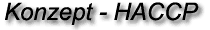 Konzept HACCP